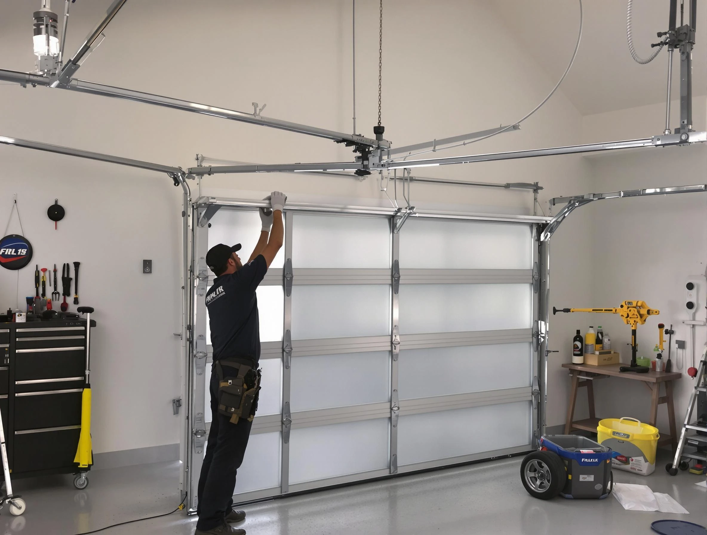 Punta Gorda Garage Door Repair certified team performing precision garage door installation in Punta Gorda