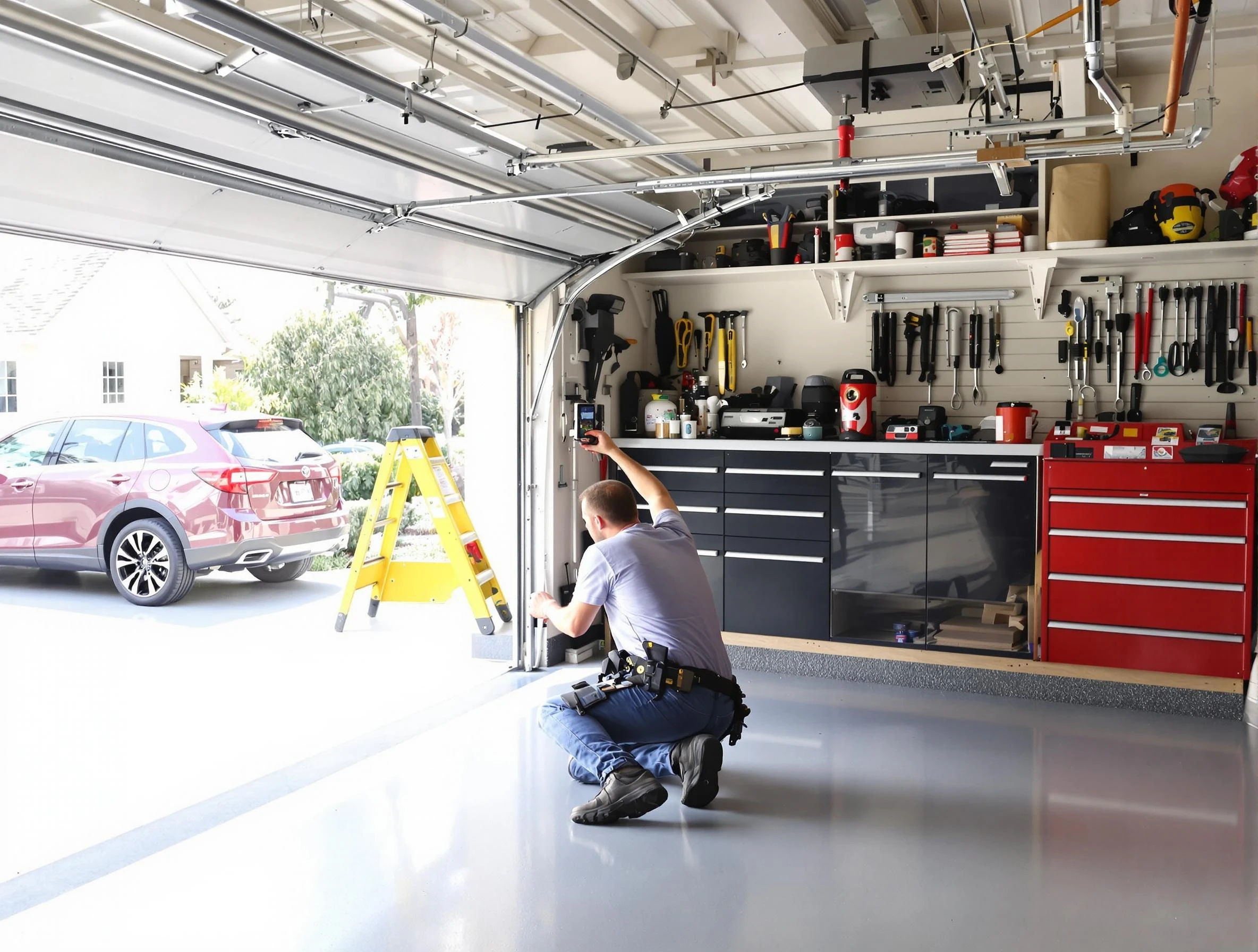 Local garage door repair service by Punta Gorda Garage Door Repair in Punta Gorda